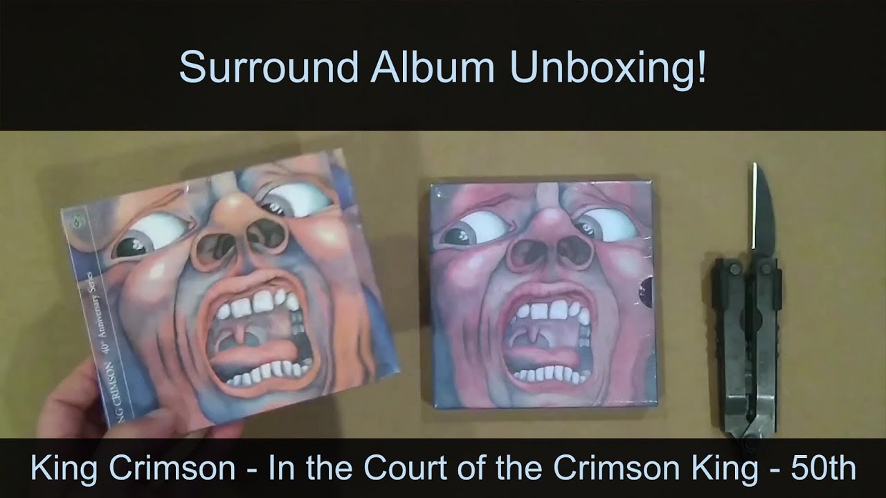 Unboxing- King Crimson - In the Court of the Crimson King 50th