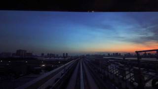 Hd 夕方のゆりかもめ豊洲新橋01