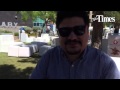 Adam Castaneda of The Suffers who will perform today at Neon Desert Music Festival.
