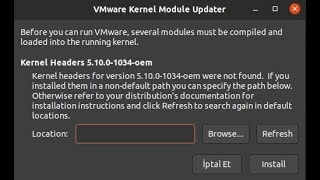 How to fix Kernel Module Updater and Install VMware Workstation/Player on any Linux System Easily