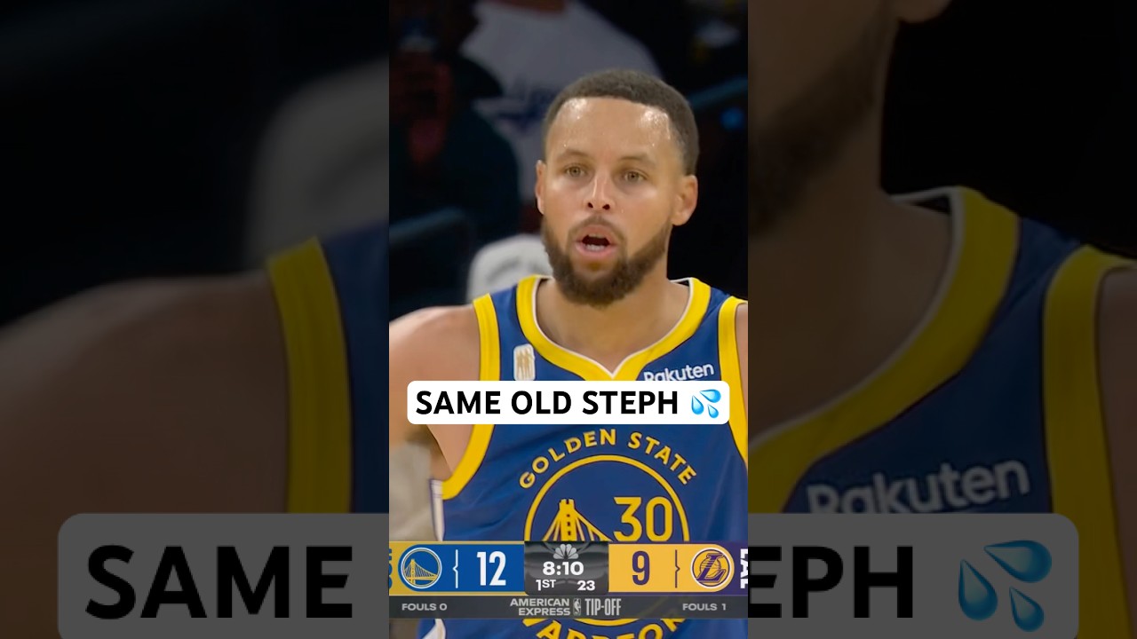 Steph Curry first bucket of the season is a long 3
