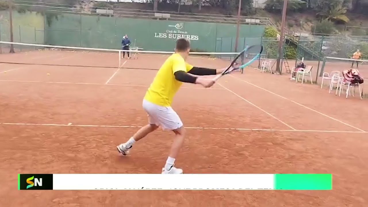 Oriol Álvarez, el jove tennista de Blanes que es fa un lloc al circuit internacional