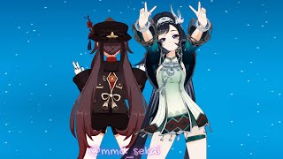 Mmd 原神 Genshin Impact-Brooklynbloodpop-Lan Yan & Hu Tao