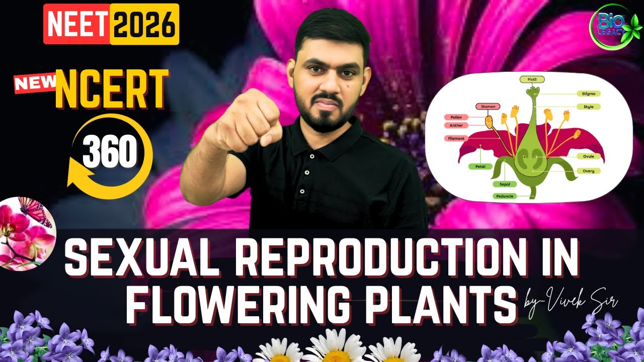 🌸 Sexual Reproduction in Flowering Plants 🌱Class 12 | L1 |🔥Zero to Hero 🚀 | by - Vivek sir