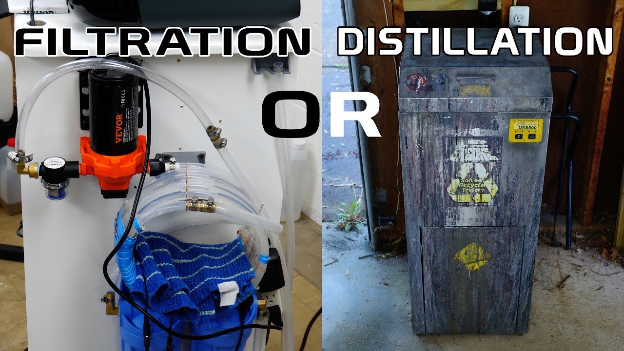 Filter Pump or Solvent Recycling distilling your Isopropyl alcohol