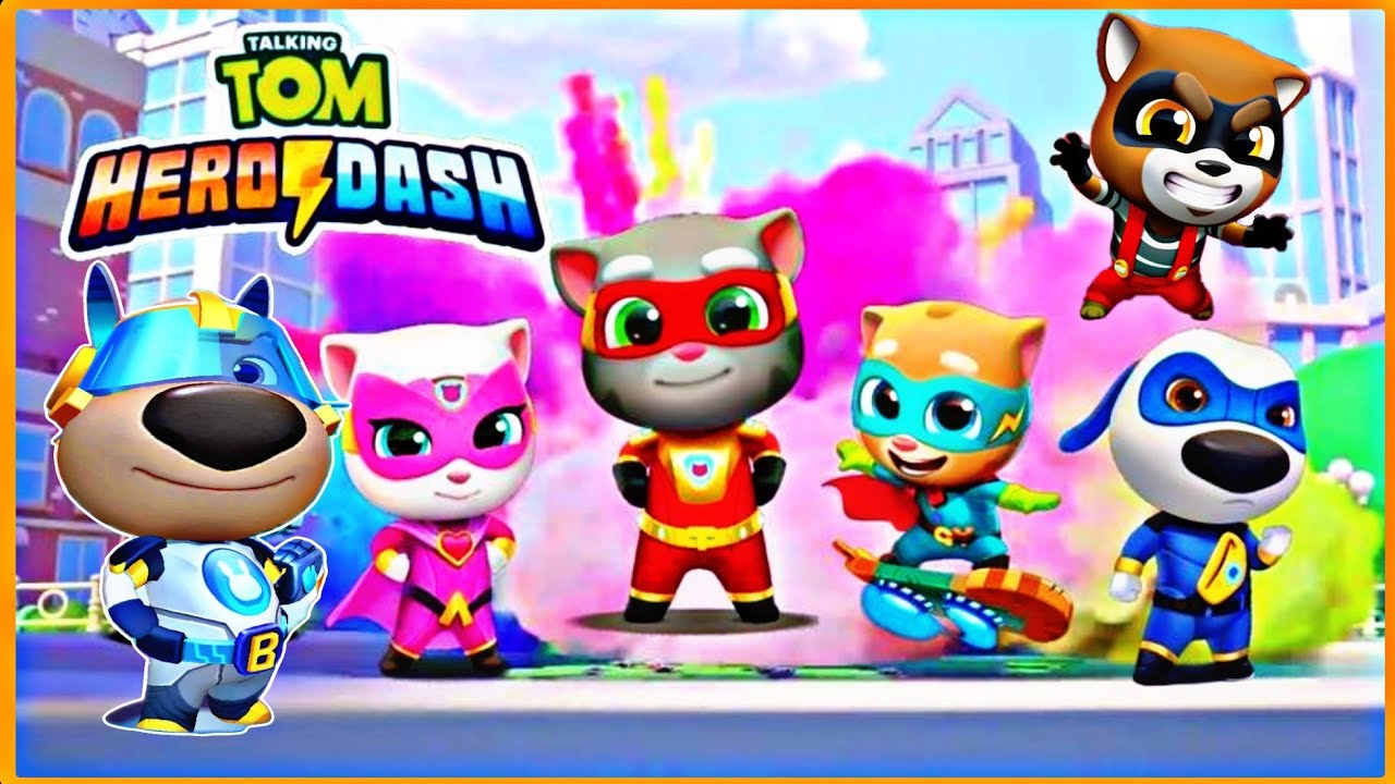 Talking Tom Hero Dash 💨 Unlock All Characters 🔓New Update Gameplay ✅ 14 ‎@sitamanna