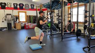 Assisted Skater Squat - Build Single Leg Strength and Stability