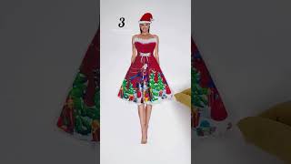 Which One Do You Like Best? #Rifanaartandcraft #Rifanaart #Dressup #Christmas #Shorts #Shortvideo