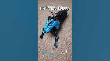 #3D #Printed #Polaris #RC #Snowmobile #scale #replica #winter #toy #snow #cool #tech #fast #art