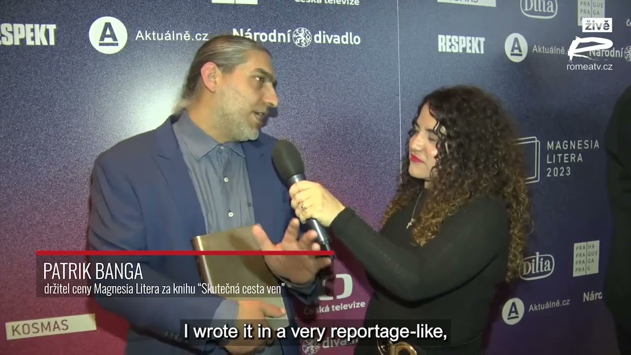 Patrik Banga becomes first Romani person to win in Czech Republic's Magnesia Litera literary award