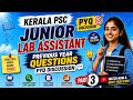 JUNIOR LAB ASSISTANT | MEDICAL EDUCATION DEPARTMENT | KERALA PSC | PYQ DISCUSSION | PART 3