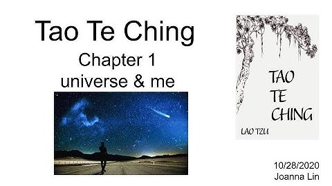 Tao Te Ching, Chapter 1 explained