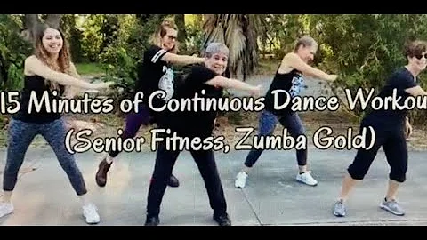 15 Minutes of Continuous Dance Workout | Senior Fitness | Zumba Gold