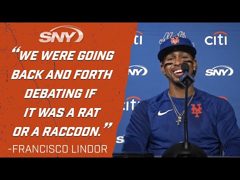 Francisco Lindor blames Mets clubhouse tunnel incident on a rat vs raccoon debate | SNY