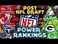 The Official 2022 NFL Power Rankings (Post Draft Edition!) || TPS