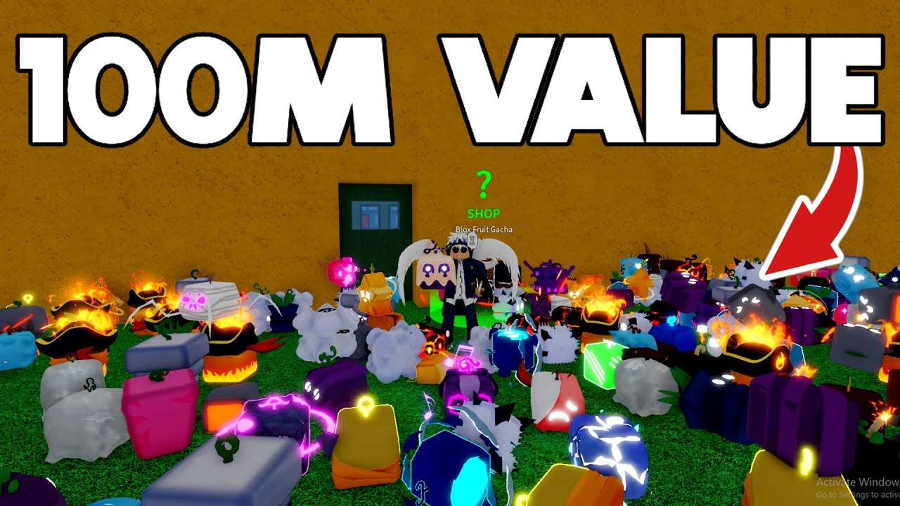 I Rolled for 100 Million Value in Blox Fruits - YouTube