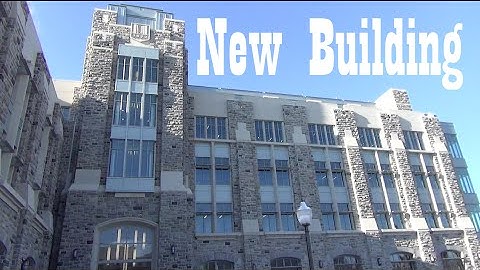 eleva TOUR of Virginia Tech Goodwin Hall, a brand new building (new elevators)