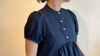 SONO /フェミニティギャザーブラウス - YouTube