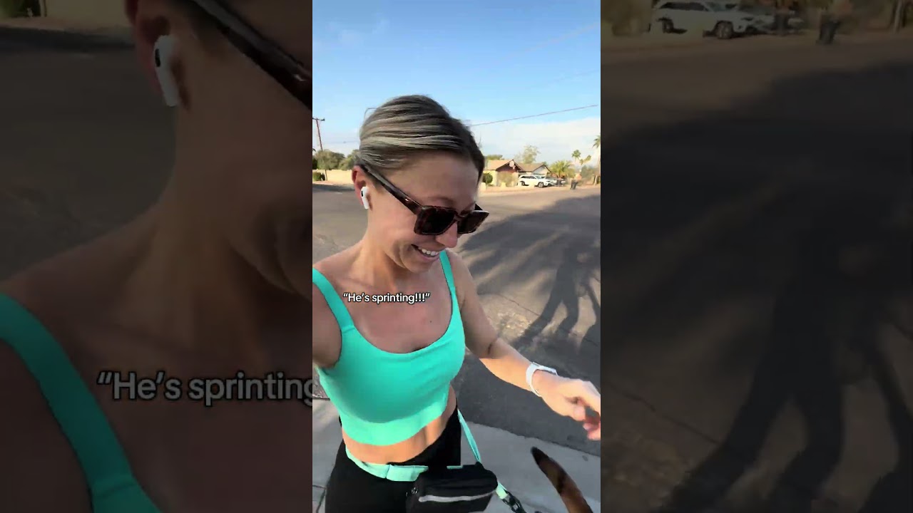 My dogs running journey part 2🤣 