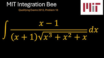 MIT 2012 Integration Bee Qualifying Exams, Problem  10