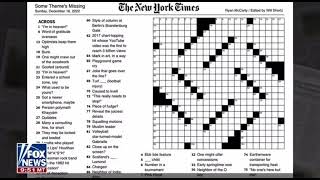 NY Times crossword puzzle on 1st day of Hanukah is an ACTUAL SWASTIKA