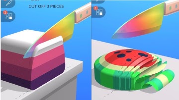 ASMR Slicing Gameplay | All Games - Android /ios | All Levels #3