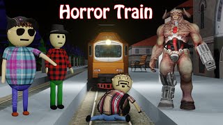 Gulli Bulli And Horror Train Part 1 | Haunted Railway Station | Haunted Train | Make Joke Horror