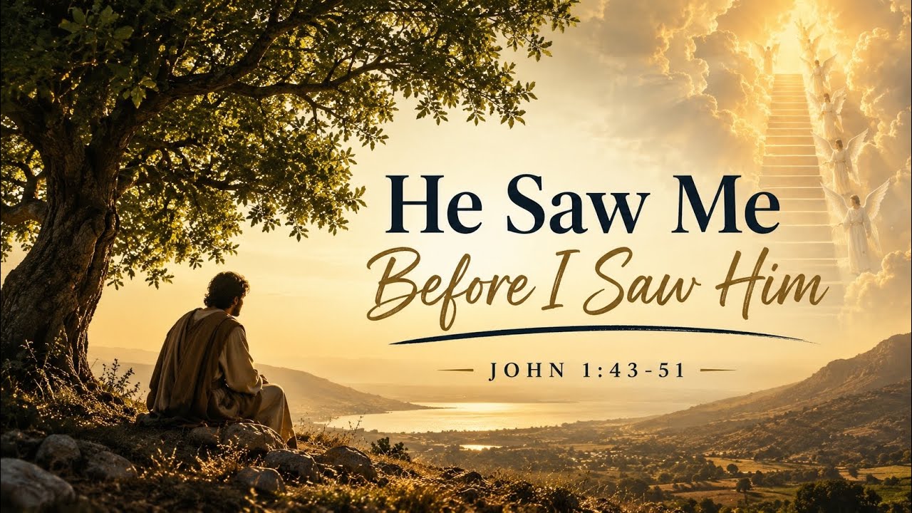 “He saw me, before I saw Him” John 1