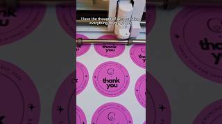 Making personalized Thank You stickers with Canva #stickerdesign #stickerideas #canva #stickershop