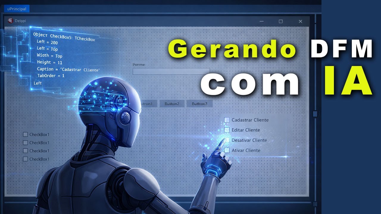 Gerando DFM(Componente Visual) com IA 🤩🚀 