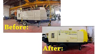 Restoring a SCHWING concrete pump: