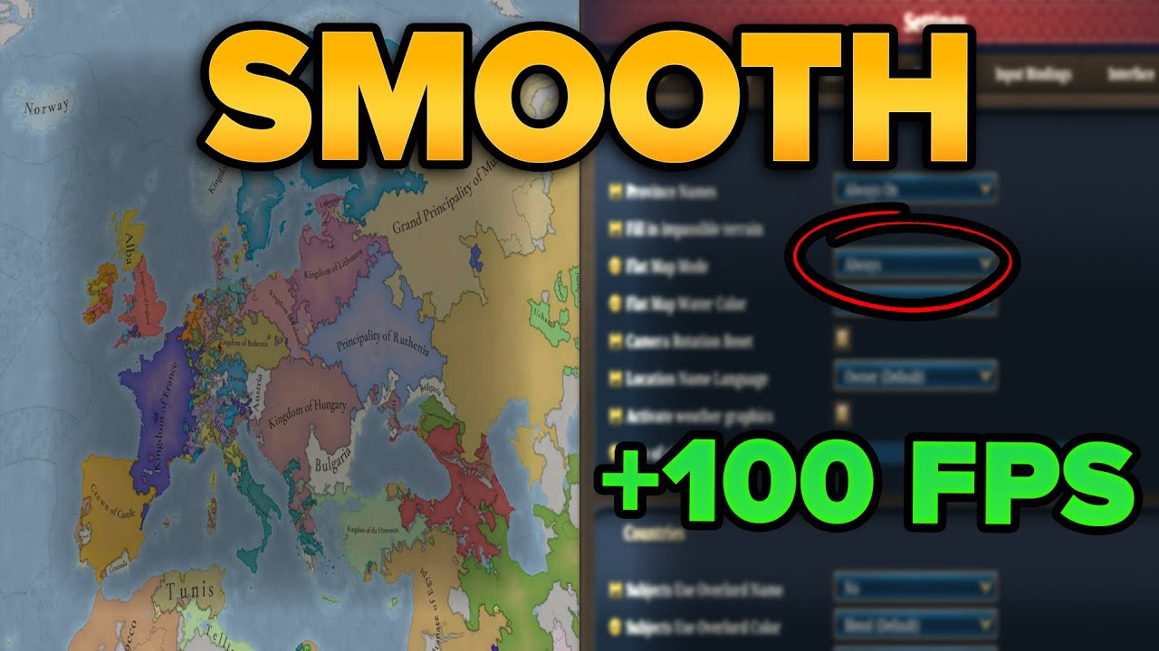 These SETTINGS make EU5 run SMOOTHER!