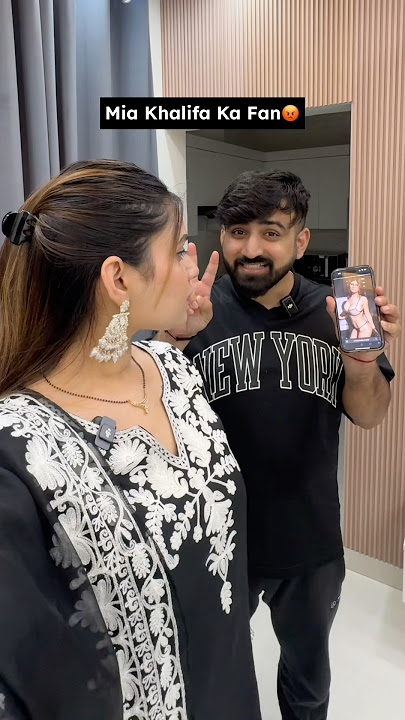 Mia Khalifa Ka Fan Pakda Gaya😱😡 #swatimonga #rajatswati #funny #comedy #miakhalifa #husbandwife