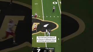 A lot going on with this Colorado trick play attempt.