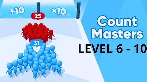 Count Masters - Crowd Runner 3D - Level 6-10 Gameplay Android - Count Master Stickman Running - ios