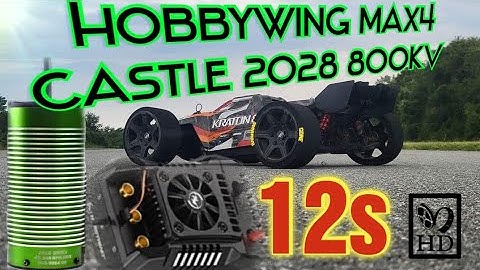 12s Arrma Kraton First run with Max4 esc. [ONYX 6s 9,500HV vs CNHL 6S 10,000 Lipos] #ONYX #hobbywing