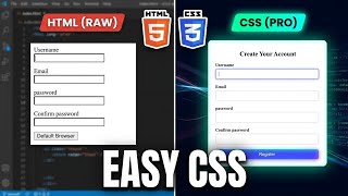 Build a Modern Registration Form | HTML and CSS Tutorial For Beginners