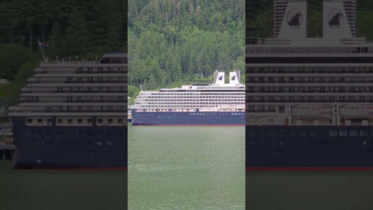 POV: Juneau Port Surrounded by Giant Cruise Ships! #Short #Juneau #Alaska