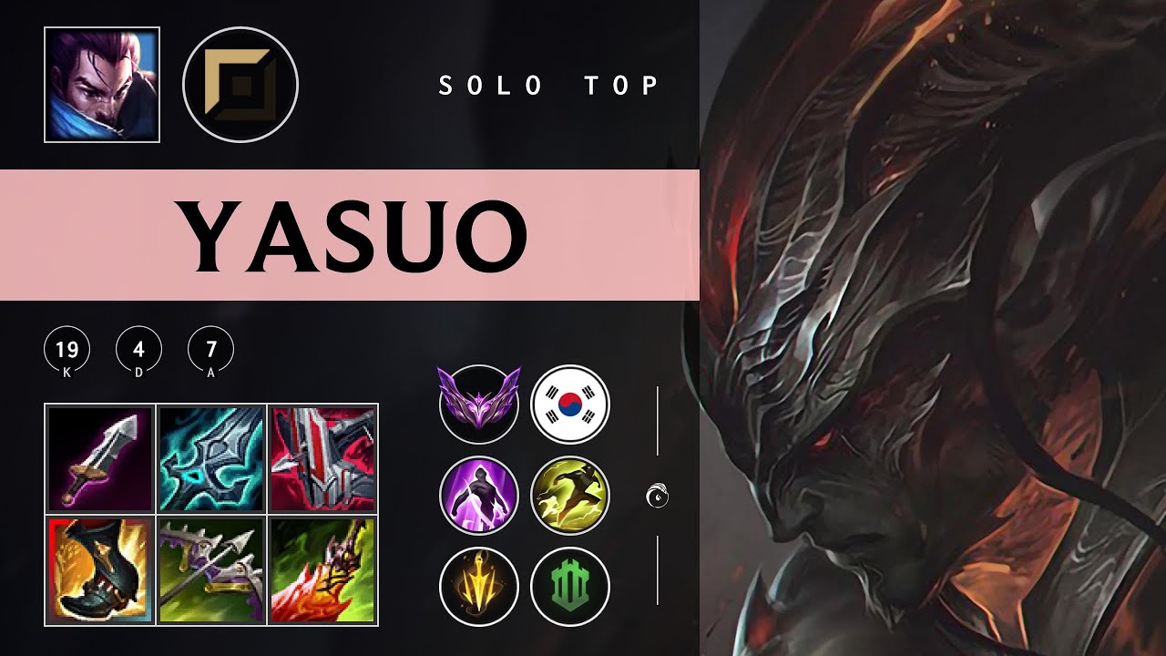 Yasuo Top vs Zaahen - KR Master Patch 25.24