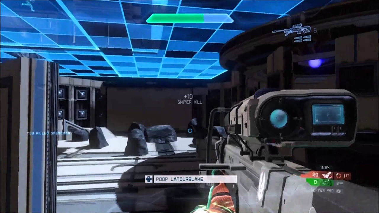 Halo 4 - 1v1 - LatourBlake vs spedoman1 *Rage Quits*