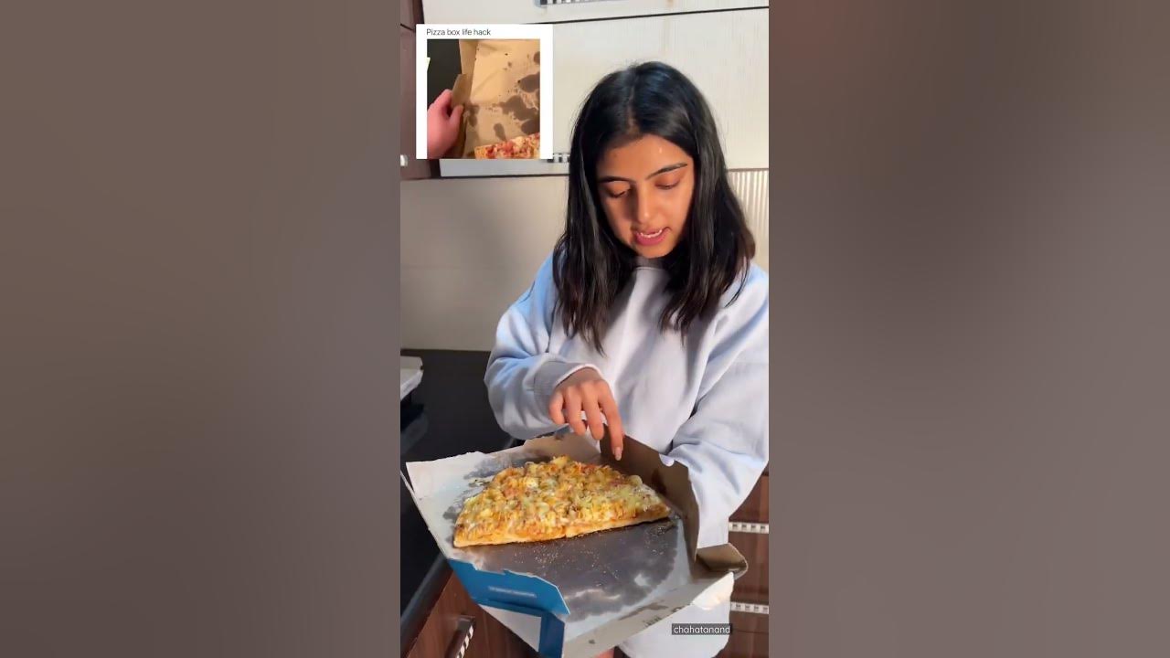 Pizza Box Hack Life Hack Chahat Anand shorts YouTube
