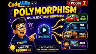 Why Do We Need Polymorphism in OOP? (Simple Cartoon Story) | CodeVille Ep. 7
