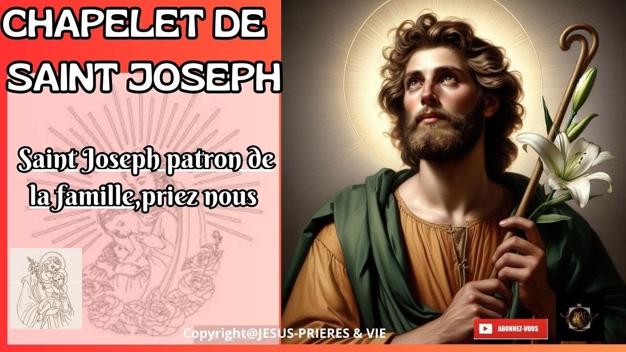 CHAPELET DE SAINT JOSEPH MERCREDI 25 FÉVRIER 2026