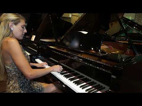 Pristine Pre-Owned Estonia L168 Grand Piano for sale at Classic Pianos Portland ~ Sophie Lippert