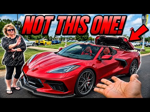 Here's Why She DIDN'T Buy a USED C8 Corvette CONVERTIBLE!