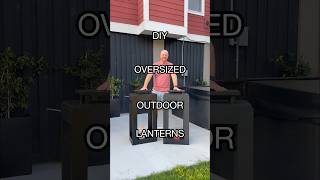 How to build DIY oversized outdoor lanterns using my @K@KregToolCompanyools and jigs! #woodworking