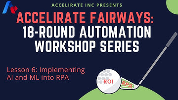 Workshop Series Lesson 6 Using AI and ML with RPA