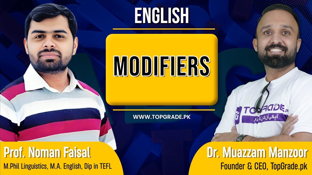 English | Modifiers | TopGrade Lectures