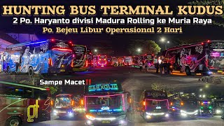 2 Po. Haryanto Madura Rolling ke Muria‼️Po.Bejeu Libur Operasional 2 Hari.Rame Penumpang Di Shelter🔥