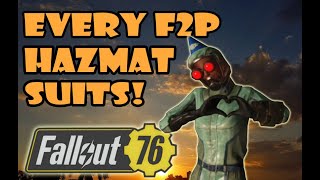 [Fallout 76] Every Obtainable Hazmat Suit! (As of Nov 2024)